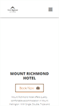 Mobile Screenshot of mountrichmondhotel.co.nz